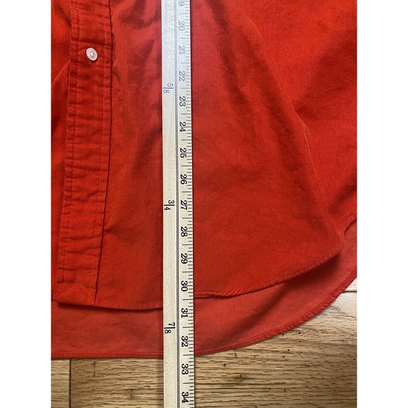 Ralph Lauren Blake - Men's Long Sleeve Button Down XL. Red. Corduroy. Flag - Picture 8 of 9